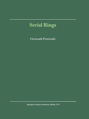 cover image of Serial Rings